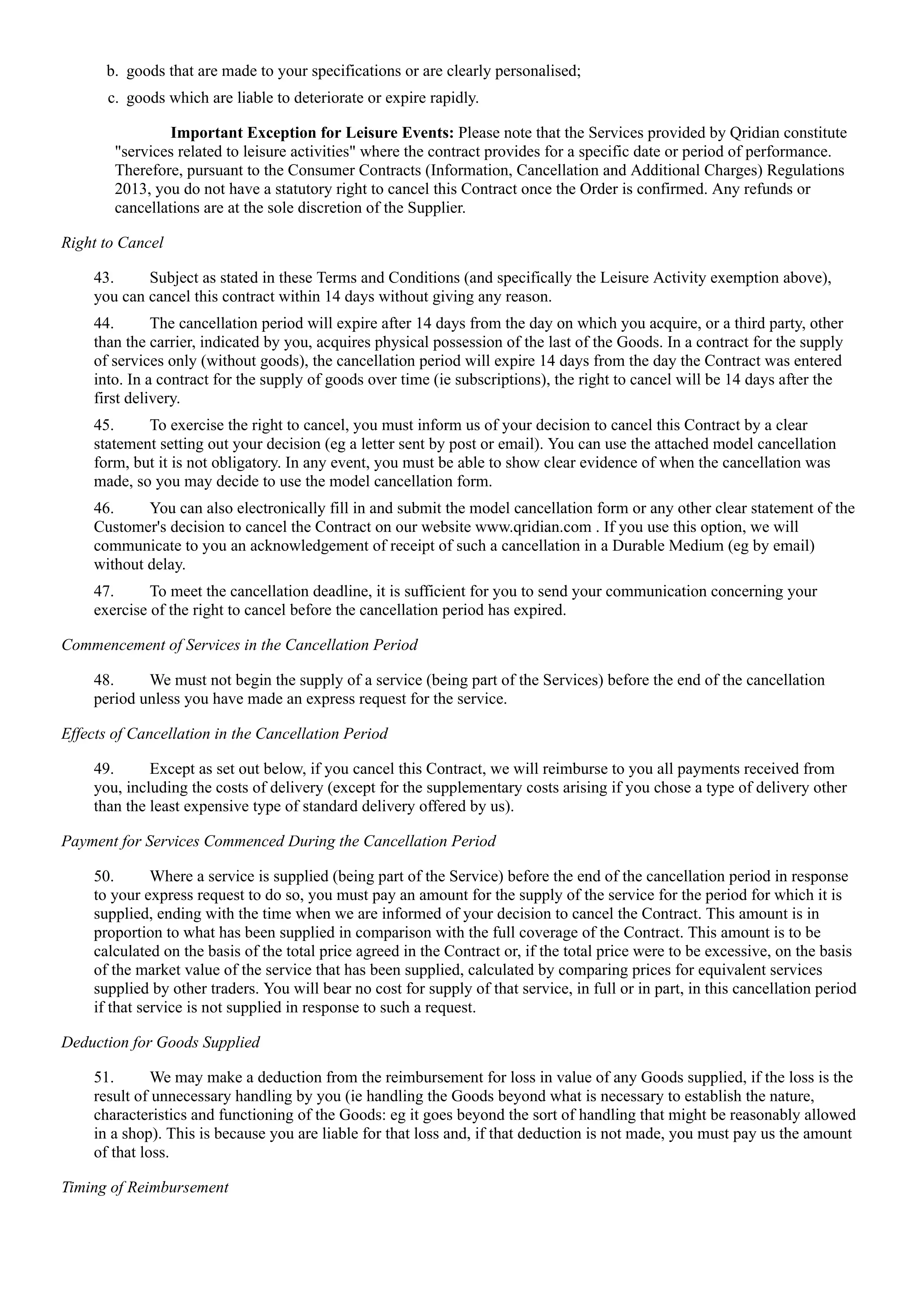 QRidian Terms and Conditions Page 4